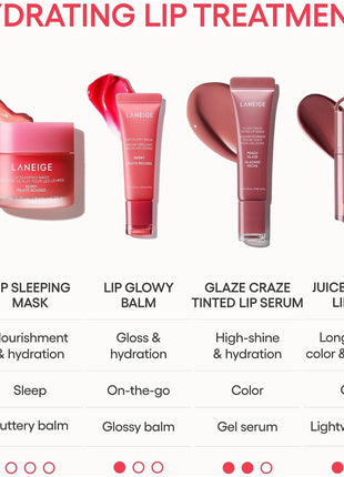 LANEIGE リップスリーピングマスク&トッパー 保湿韓国リップトリートメントマスク おそろいのトッパー付き アプリケーターへらをホールド|シアバター ビタミンC & ムルムル 抗酸化物質|韓国スキンケア
