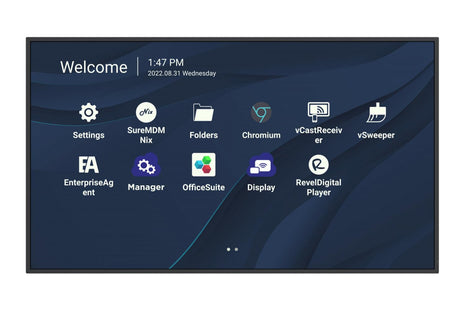 ViewSonic CDE9830 98 inch 4K UHD Wireless Presentation Display 24/7 Commercial Display with Portrait Landscape, USB C, Wifi/BT Slot, RJ45 and RS232