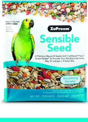 ZuPreem FruitBlend Bird Pellets, Daily Bird Food for Amazon, Cockatoo, Macaw, Core Nutrition for Large Birds, Made in USA, Pellets for Large Birds, Macaw Food (L, 3.5 lbs)