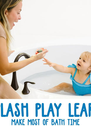 SplashEZ Boat Toys for Toddlers & Kids, Mold Free Bath & Pool Toys No Hole | Floating Toy Boats for Bathtub, Shower, Pool, Boys & Girls, Ages 4-8