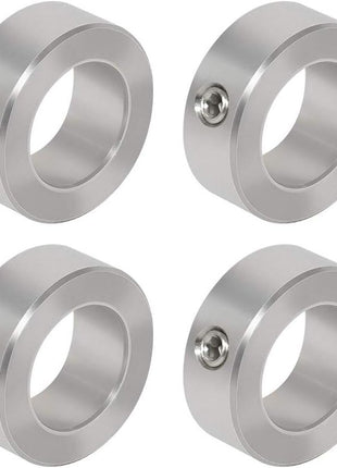 AZSSMUK 1/2 inch Bore Shaft Collars of Metal Stainless Steel w/Set Screw,4-Piece