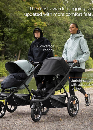 Thule Urban Glide 3 Single Child All-Terrain Stroller, Full-Suspension System, Air-Filled Tires, Upright seat with Adjustable Recline and Built-in legrest