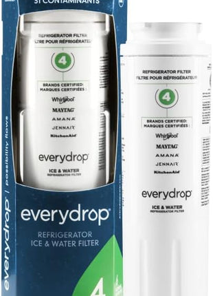 everydrop® by Whirlpool Ice and Water Refrigerator Filter 4, EDR4RXD1, Single-Pack