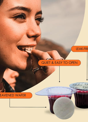The Miracle Meal Pre-filled Communion Cups and Wafer Set - Box of 1000 - with 100% Trusted Concord Grape Juice & Wafer - Made in the USA - Premium Quality Guaranteed