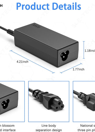 65W USB C Charger for Lenovo ThinkPad X1 T14 E14,Yoga,Chromebook | Fits X1 Carbon Gen 6-13, X1 Yoga, T14s T15 T16, E15 E16, L13 L14 L15, X13, Yoga 7i 9i ,Chromebook 100e 300e 500e,USB-C PD