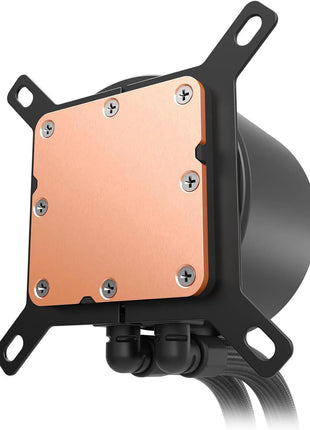 NZXT Kraken Plus 240 – AIO CPU Liquid Cooler – 240mm Radiator – 2 x F120P Fans – Customizable 1.54 inch Square LCD – AMD® AM5, AM4 – Intel® LGA 1851/1700, 1200/115X – Black
