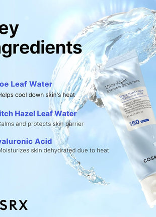 COSRX Ultra Light UV Cream Clear UV Sunscreen UV Essence UV Beauty Serum Sunscreen Beauty Serum Sunscreen Serum UV Cut
