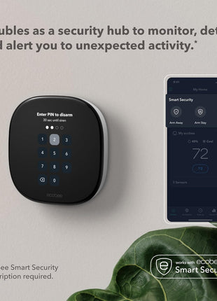 ecobee Smart Thermostat Enhanced, Programmable Wifi Thermostat | Works with Siri, Alexa, Google Assistant - Energy Star Certified - Smart Home. Energy saving thermostat.