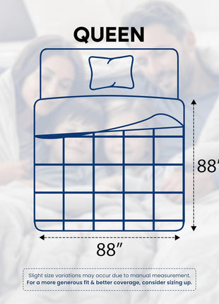 Utopia Bedding Comforters Queen Size, All Season Duvet Insert, Down Alternative Box Stitched Bed Comforter with Corner Tabs, Machine Washable (White)