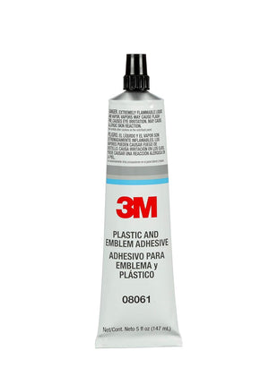 3M Plastic and Emblem Adhesive, 08061, 5 oz Tube