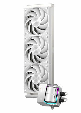 CPS All-in-One Water Cooling Cooler  inchDS360 WH inch 360mm Radiator with Digital Display Dual Chamber Structure