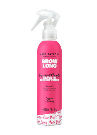 Marc Anthony Grow Long, Detangling Leave-In Hair Conditioner Spray | Anti-Frizz Anti-Breakage Hair Care for Dry Damaged Hair & Split Ends - Biotin, Vitamin E, Caffeine & Ginseng - Sulfate Free