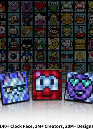 Divoom Pixoo-Max Pixel Display, APP Cellphone Control Display with 32 X 32 Programmable LED Screen for Home Decoration, Business Advertisement
