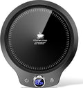 Fast Heating Mug Warmer   4 Temp Settings & 1 12H Timer, Coffee Cup Warmer Plate for Desk Auto Shut Off, Ideal Beverage Warmer Gift for Coffee, Tea, Milk (Black)
