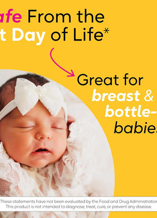 BioGaia Baby Probiotic Drops | Colic & Gas Relief | Safe for Newborns | Pediatrician-recommended | Ease Crying, Fussing, Colic, Gas, Spit-ups & Occasional Constipation | No Dairy or Soy | 5mL