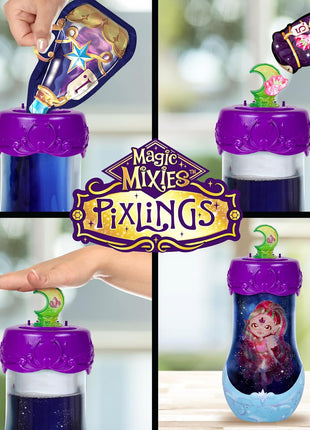 Magic Mixies Shimmerverse Series, Create & Mix Magic Potion to Magically Reveal Faye The Fairy Pixling, This Beautiful 6.5" Shimmerverse Pixling Fashion Doll Appears Inside The Potion Bottle
