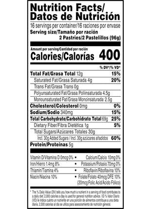 Pop-Tarts Toaster Pastries, Breakfast Foods, Kids Snacks, Family Pack, Frosted Brown Sugar Cinnamon (32 Pop-Tarts)