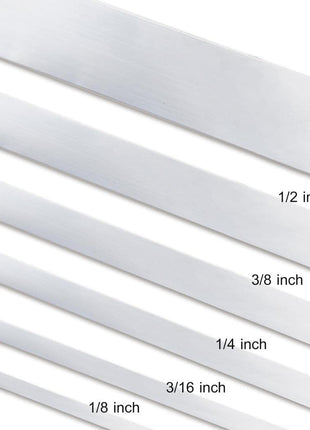 Bezel Strip Wire 925 Sterling Silver (1 Foot, 1/8 inch x 28 Gauge (3.18 x 0.51mm))