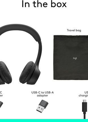 Logitech Zone 305 for Business Wireless Bluetooth Headset - UC with Dangle | For Google Meet, Google Voice, Zoom, compatible platforms: Windows, Mac, Chrome, Linux, iOS, iPadOS, Android