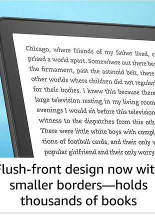Amazon Kindle Paperwhite (8 GB) – Now with a larger display, adjustable warm light, increased battery life, and faster page turns – Black