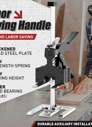 XClifes Labor Saving Arm Jack Handle 2 Pack, Construction Jack, Wall Tile Locator, Multi Function Height Adjustment Lifting Device, Door Panel Lifting Cabinet, Raised 6.69 in, Pair Dynamic Load 450 LB