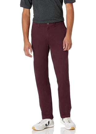 Amazon Essentials Men's Athletic-Fit Casual Stretch Chino Pant (Available in Big & Tall), Mushroom Brown, 32W x 32L