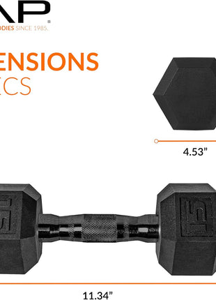 CAP Barbell Coated Dumbbell Weight | Multiple Options Pairs & Sets