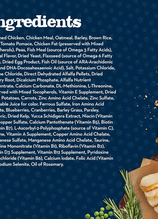 Blue Buffalo Dog Food, Chicken, Puppy, Small Breed | Healthy Growth Formula | With DHA | Oatmeal Recipe | 4-lb Bag Pack of 2