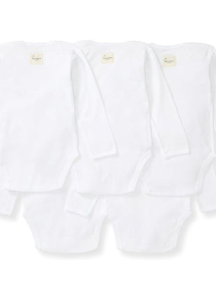 Burt's Bees Baby Unisex Bodysuits, Short Sleeve Organic Sleepwear, 5-Pack | Essential baby bodysuit pack featuring an easy-on and off lap-shoulder neck design for stress-free daily outfitting