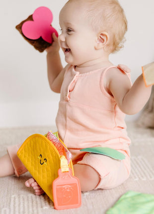 Melissa & Doug Multi-Sensory Soft Taco Fill & Spill Infant Toy - Sensory Toys For Babies, Baby Taco Toy, Baby Toys For Ages 6 Months And Older
