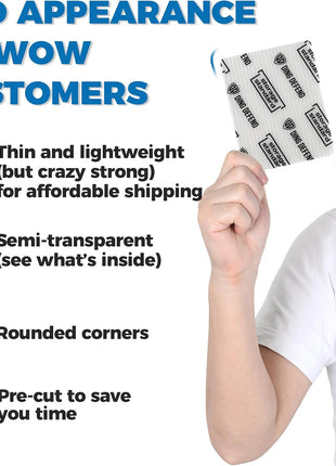 Trading Card Shipping Protectors - Premium Ultra Strong Plastic Inserts - 110 Pack - 3.5'' x 4.5''