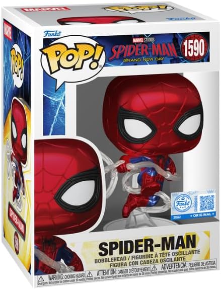 Funko Pop! New Day Spider-Man - Brand New Day Spider-Man (Metallic Pour)