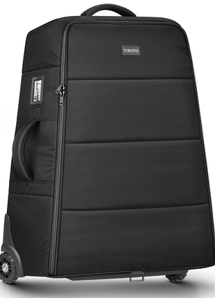 YOREPEK Expandable Padded Stroller Travel Bag for Airplane with Pocket Fits Compact Fold Strollers, for Nuna Trvl Stroller Bag Compatible with UPPAbaby Vista V2/V3 and Cruz V2 (No Wheel Removal Needed