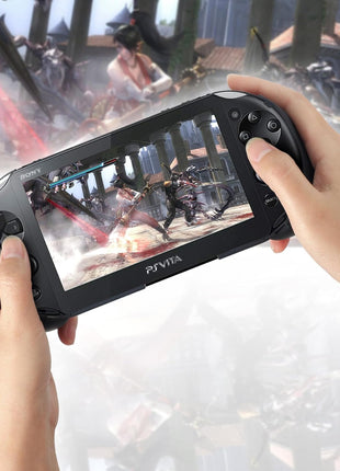 Hand Grip Handle Joypad Protective Case with L2 R2 Trigger Button Grip Shell Controller Protective Case for Sony PlayStation PS Vita 2000 PSV 2000 PS Vita Slim.