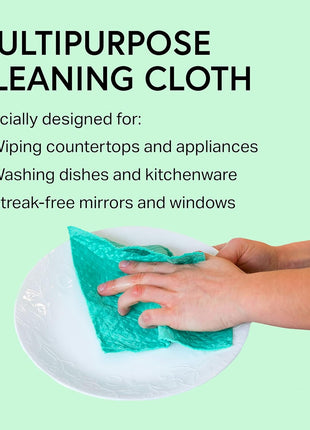 Swedish Wholesale Dishcloths, Cellulose Sponge Cloths ??Bulk 10 Pack of Eco Friendly, No Odor, Reusable Cleaning Cloths for Kitchen ??Absorbent Dish Cloth Hand Towel ??Assorted