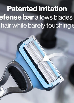 Gillette SkinGuard Razor Blade Refills for Men, 2 Blade Cartridge, SkinGuard for Sensitive Skin, Lubrication, Fits SkinGuard Razor Handles, 8 Count