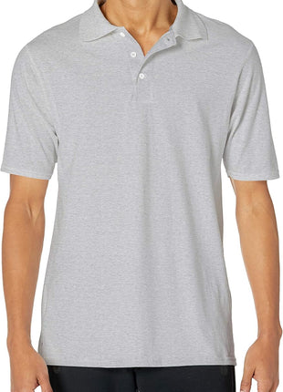 Hanes mens X-temp Performance Polo, Cotton Blend Sport Shirt for Men With Odor Control