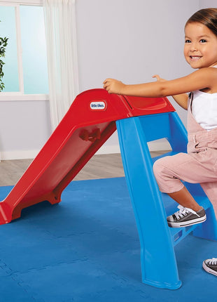 Little Tikes First Slide for Kids, Easy Set Up for Indoor Outdoor, Easy to Store, for Toddlers Ages 18 Months - 6 years