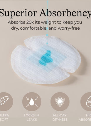 Lansinoh Stay Dry Disposable Nursing Pads, Soft and Super Absorbent Breast Pads, Breastfeeding Essentials for Moms, 200 Count