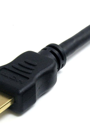 StarTech.com 15 ft High Speed HDMI Cable with Ethernet - Ultra HD 4k x 2k HDMI Cable - HDMI to HDMI M/M - 1080p Audio/Video, Gold-Plated (HDMIMM15HS) Black