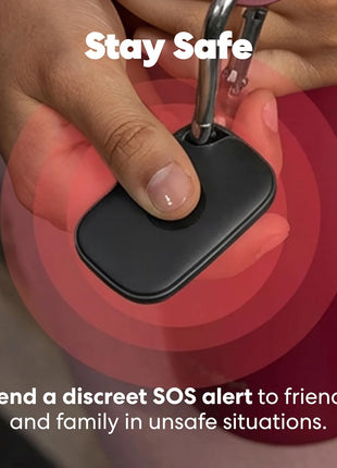 Life360 Tile Pro - Powerful Bluetooth Tracker, Key Finder and Item Locator for Keys, Bags and More. Both iOS and Android Compatible. Phone Finder. 1-Pack (Black)