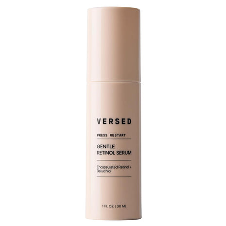 Versed Press Restart Gentle Retinol Serum - Bakuchiol Anti-Aging for Even Skin Tone, Fine Lines and Wrinkles for Sensitive Skin (Press Restart Retinol Serum - 1 Fl Oz (Pack of 1))