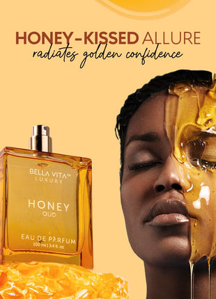 The Sweet Spot by BellaVita Luxury | 2x100ml Perfumes | Honey Oud & Date Woman | Perfume for Men & Women | Long Lasting Fragrance | EDP