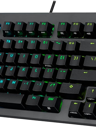 ASUS TUF Gaming K3 Gen II Wired USB Gaming Keyboard – 97-Key Compact Layout, Optical-Mechanical Red (Linear) Switches, PBT Keycaps, Detachable Top Plate, IP57 Waterproofing, PC/Mac Support - Black