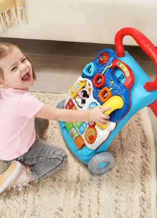 VTech Sit-to-Stand Learning Walker (Frustration Free Packaging), Blue