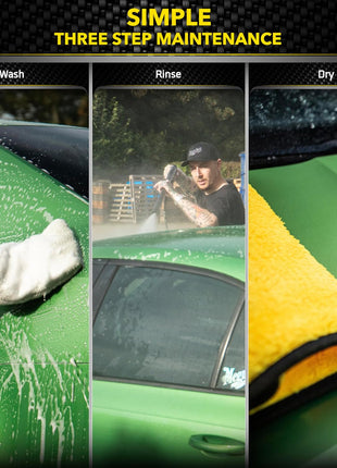 Meguiar's Gold Class Car Wash – Premium Foaming Auto Wash Soap, High Gloss Finish, Safe for Clear Coats, Deep Cleans without Removing Waxes, Car Detailing Supplies for Cars, Trucks & SUVs – 64 Oz