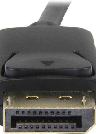 StarTech.com 6ft (2m) DisplayPort to HDMI Cable - 4K 30Hz - DisplayPort to HDMI Adapter Cable - DP 1.2 to HDMI Monitor Cable Converter - Latching DP Connector - Passive DP to HDMI Cord (DP2HDMM2MB)