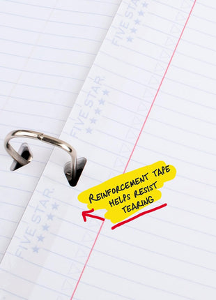 Five Star Loose Leaf Paper  Study App, College Ruled Filler Notebook Paper, Reinforced, Fights Ink Bleed, 8-1/2 inch x 11 inch, 80 Sheets (170102)