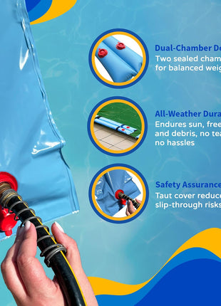 Blue Wave 8-ft Double Water Tube for Winter Pool Cover - 5 Pack