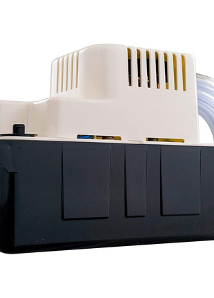 Little Giant VCMA-20ULST 115 Volt, 80 GPH, 1/30 HP Automatic Condensate Removal Pump for HVAC/Refrigeration Systems/Dehumidifiers with Overflow Detection Switch and 20-Foot Tubing, White/Black, 554435